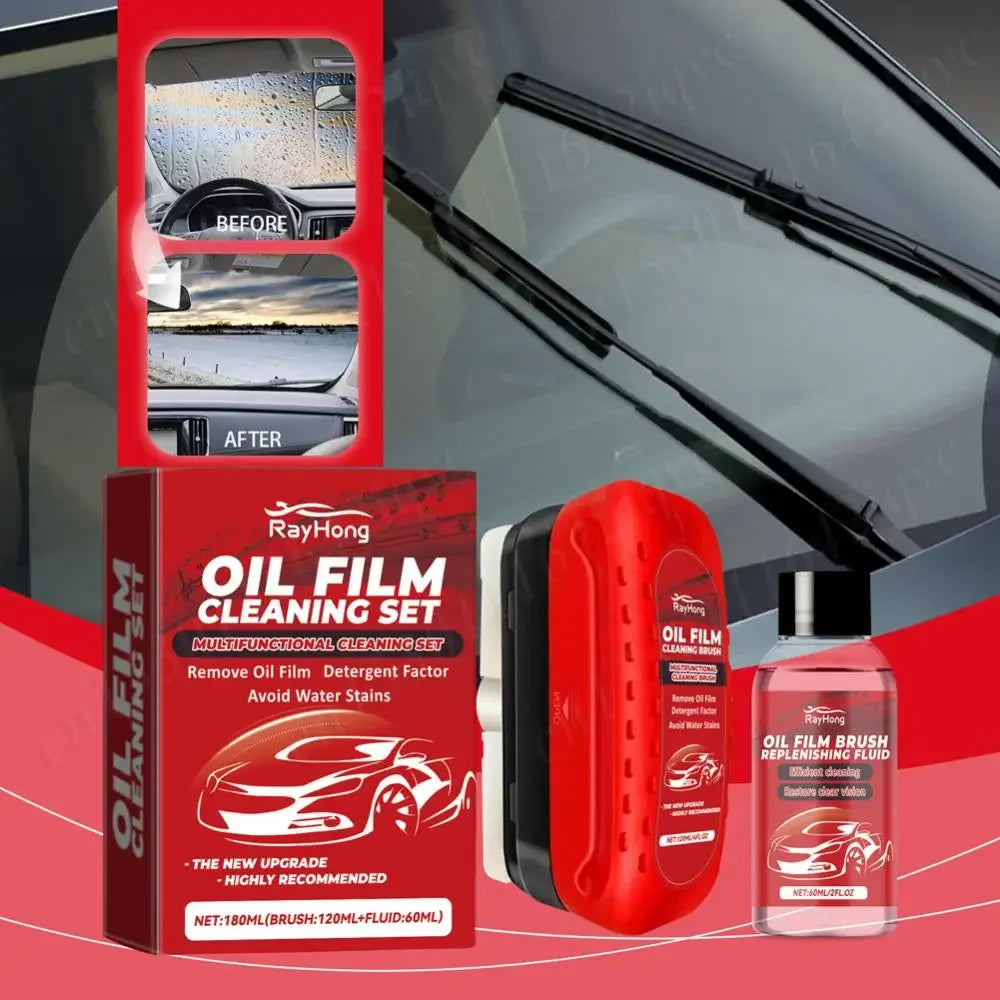 Car Windshield Oil Film Cleaner Glass 