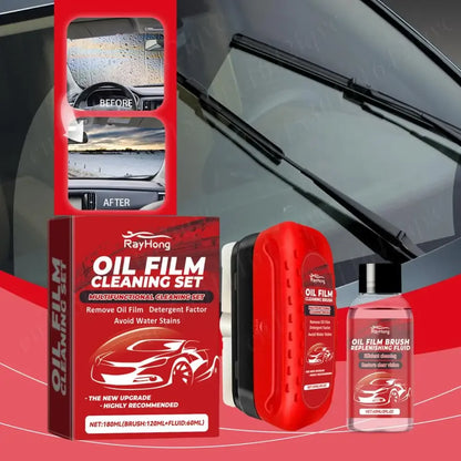 Car Windshield Oil Film Cleaner Glass 