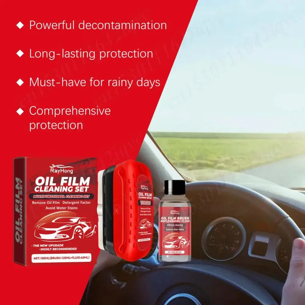 Car Windshield Oil Film Cleaner Glass 