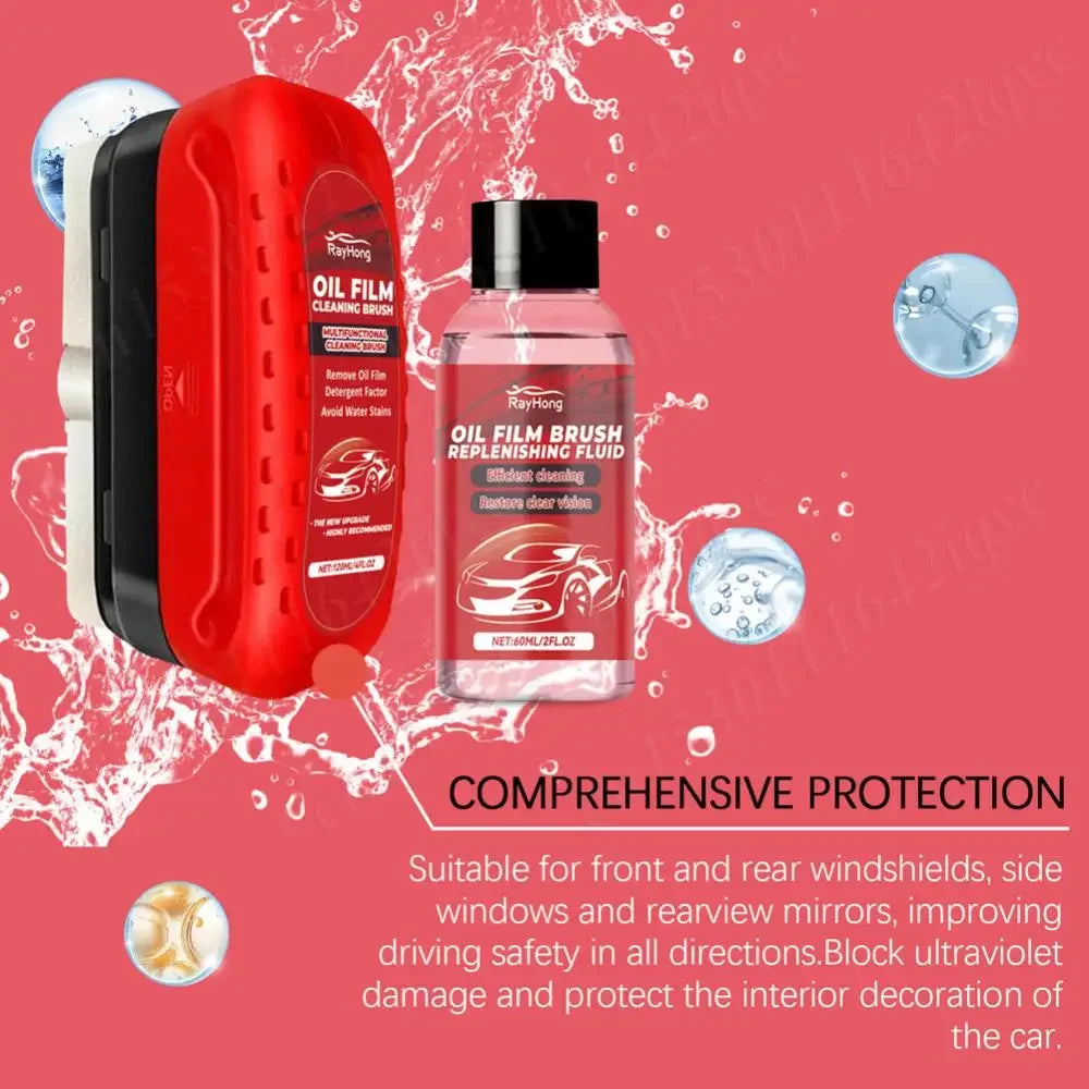 Car Windshield Oil Film Cleaner Glass 